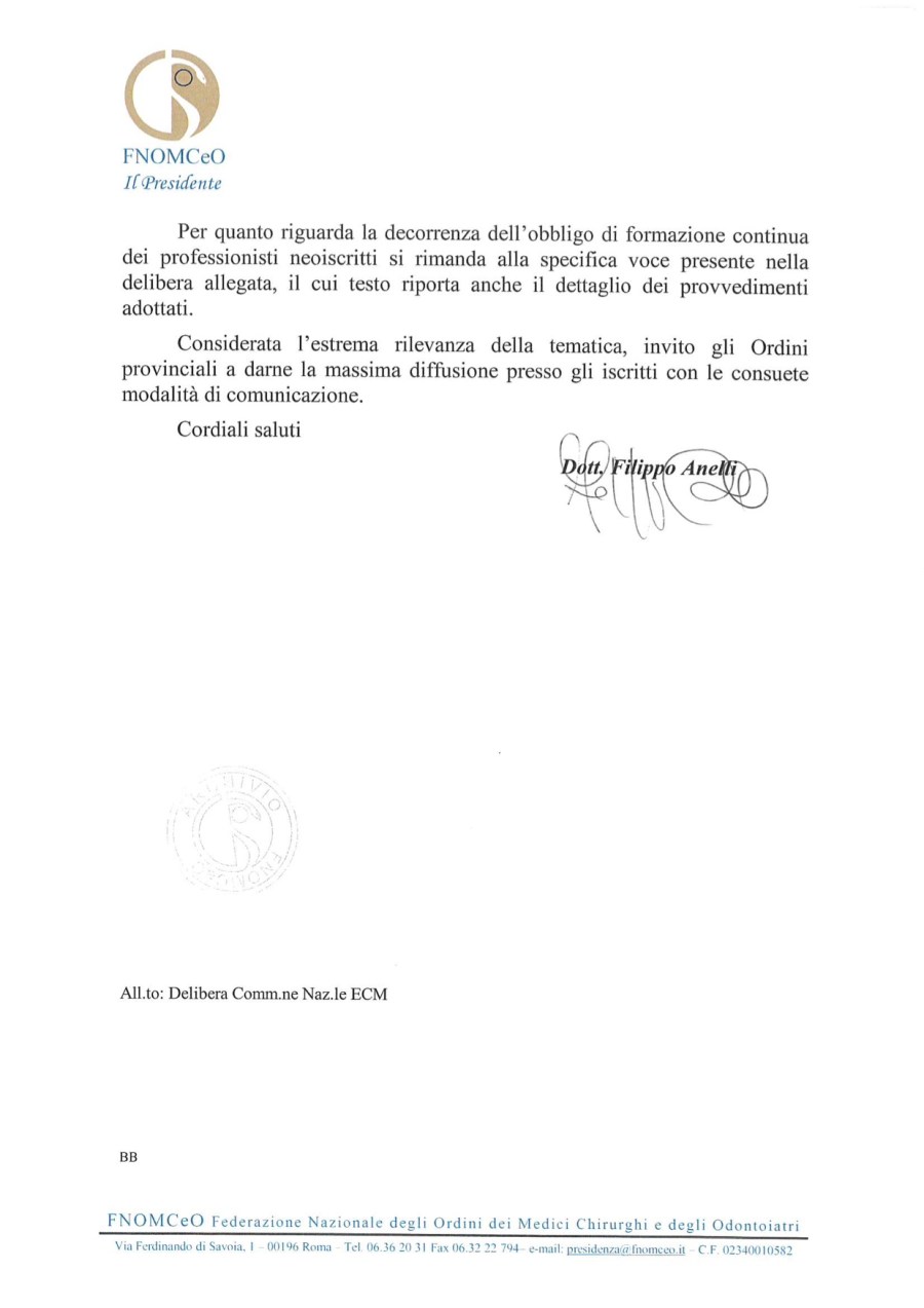 2 COM. N. 111_Delibera Comm. Naz.le ECM recupero crediti autoformazione triennio 2017-2019_Prot. 17086_15-11-2018